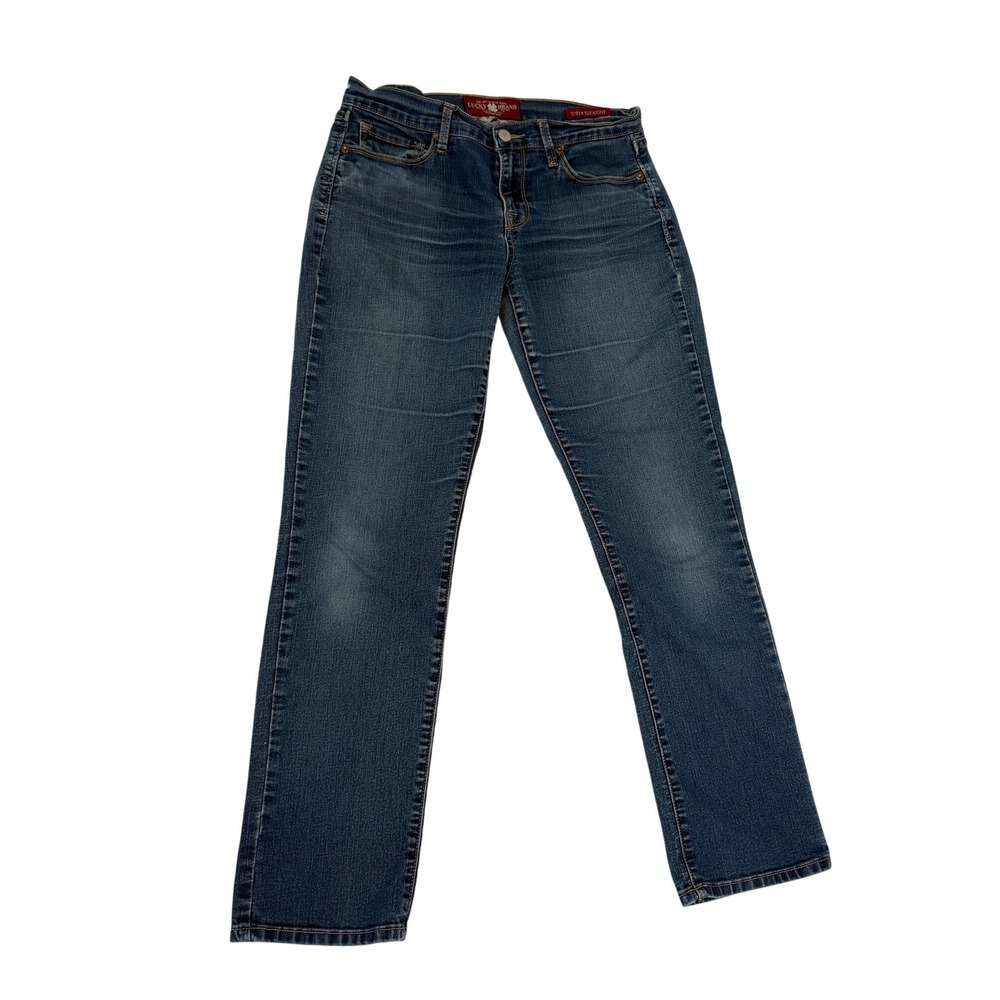 Lucky Brand Girls Sofia Straight Jeans Medium Wash Denim Size 8/29